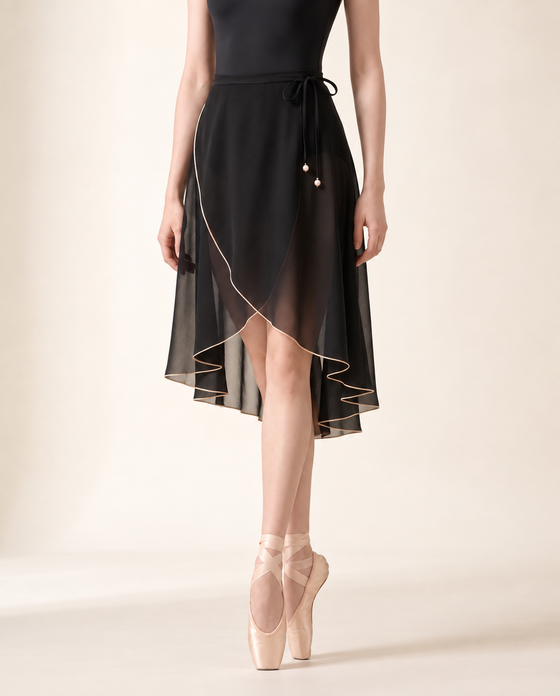 Signature Pearl Wrap Skirt – Long