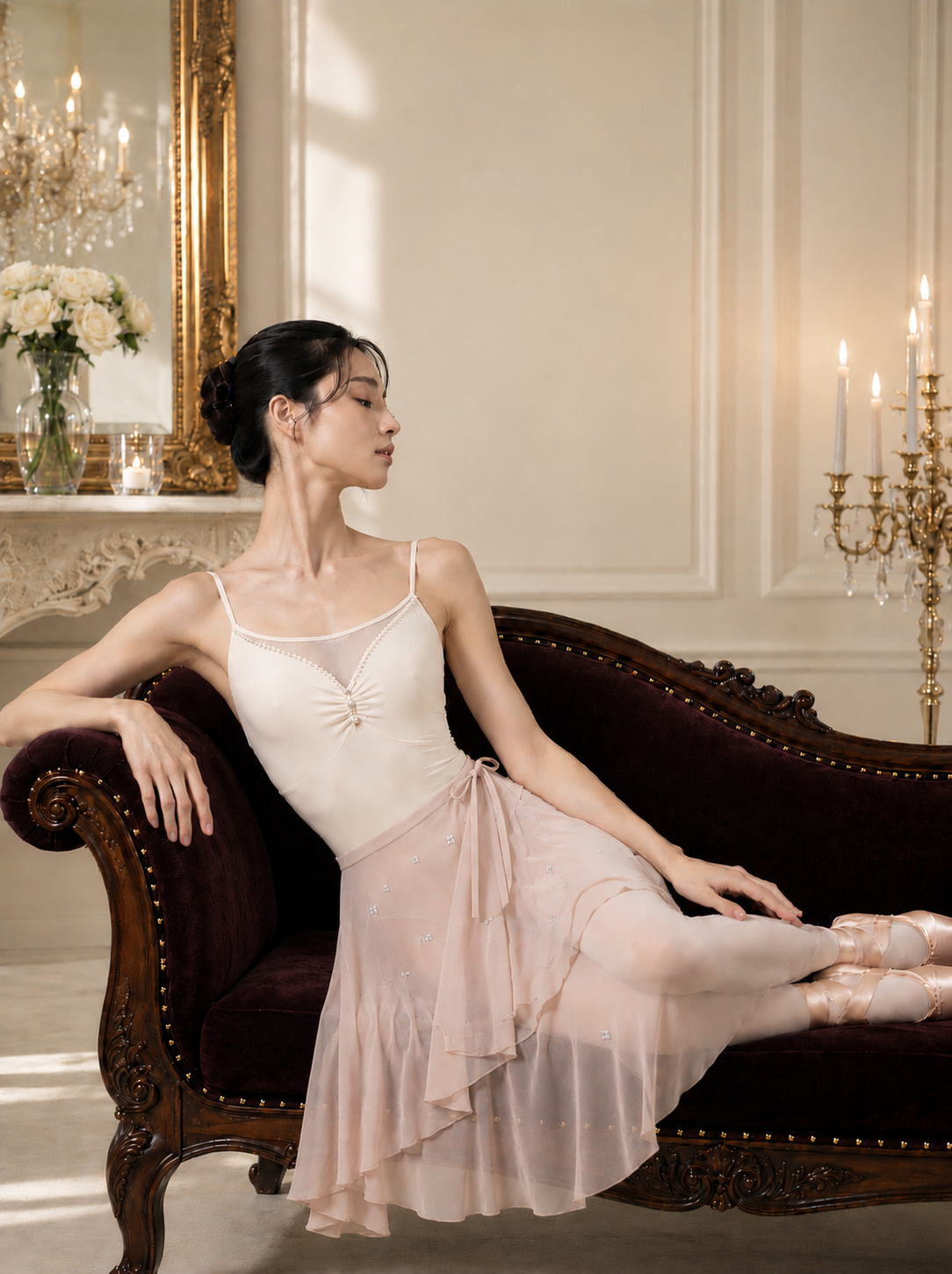 ALME Pearl Étoile WHITE camisole